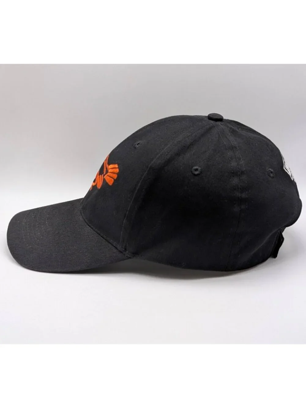 Baltimore Orioles DAP Strap Back Hat MLB Baseball Stadium Promo Cap All Black